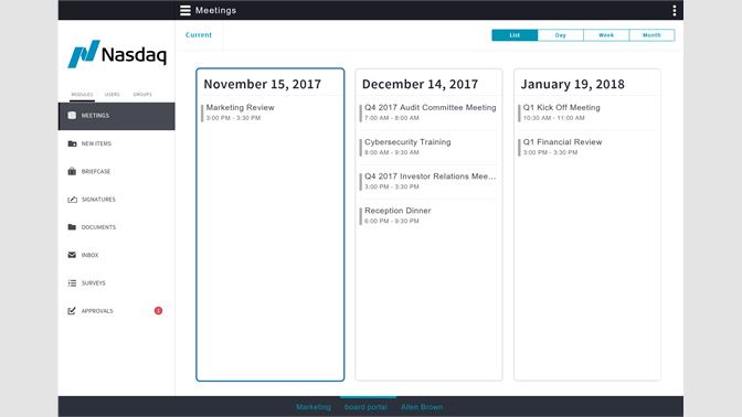 Nasdaq Boardvantage meetings review